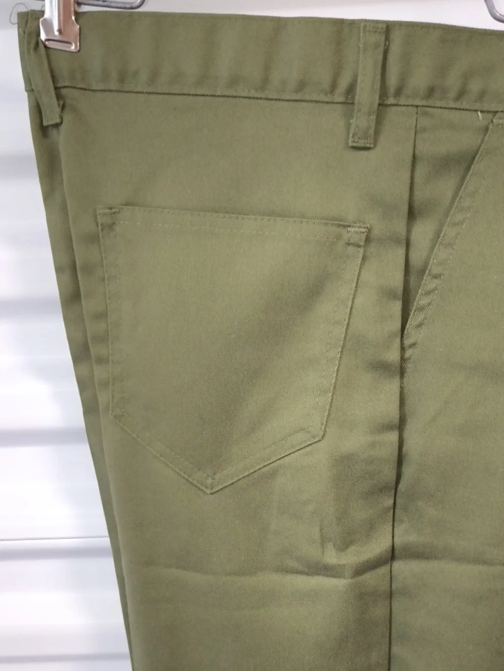Vtg Boy's Scout Of America Olive Green Pants With Loose Ends Sz 20 Waist 30 NWT